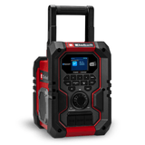 Radio fara fir Einhell TE - CR 18 Li DAB+/FM/BT - Solo - cablu 1.8 m, Softgrip, 10 W, USB BricoMart - scule electrice si unelte profesionale - BricoMart