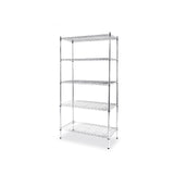 Raft depozitare cu 5 polite, 910x455x(H)1830