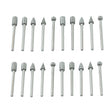 RAIDER 20Pcs/set ace ptr. slefuit biax Diametrul cozii: 3mm Cutie de transport transparenta Raider - scule electrice si unelte profesionale - BricoMart
