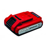 RAIDER Acumulator Li - ion 20V 2Ah pentru RDP - CDL21 Cuplare rezistenta prin culisare Tip acumulator:: Li - ion Raider - scule electrice si unelte profesionale - BricoMart