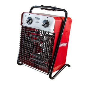 RAIDER Aeroterma electrica 5kW RD - EFH05 Alimentare trifazica Maner pentru transportul facil Reglajul treptelor de putere Raider - scule electrice si unelte profesionale - BricoMart