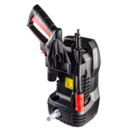 RAIDER Aparat de spalat cu presiune 1400W 10MPa 5L/min RD - HPC09 Cu puterea sa de 1400 W, își găsește aplicație in sarcinile de curățare de zi cu zi. Confortabil si usor de transportat Raider - scule electrice si unelte profesionale - BricoMart