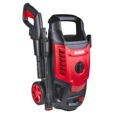 RAIDER Aparat de spalat cu presiune 1800W 15MPa 7L/min RD - HPC12 Motor puternic de 1800W – Oferă suficientă putere pentru a face față unei varietăți de murdărie. Acest lucru îl face pot Raider - scule electrice si unelte profesionale - BricoMart