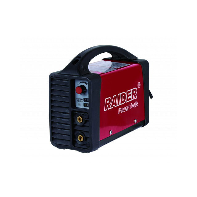 RAIDER Aparat de sudura tip inverter 140A RD - IW16 Maner ergonomic pentru transport facil Inverter electronic Indicator de suprasarcina Reglarea curentului de sudura Greut Raider - scule electrice si unelte profesionale - BricoMart