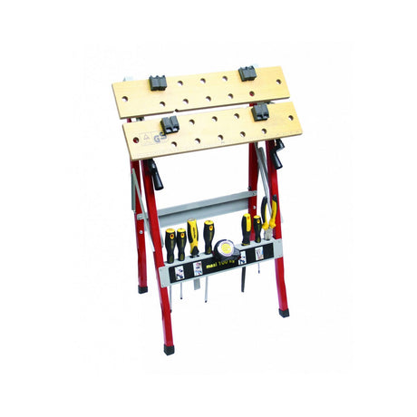 RAIDER Banc de lucru 62x47cm H 76cm Raider Constructie pliabila Picioare cauciucate pentru stabilitate imbunatatita Raider - scule electrice si unelte profesionale - BricoMart
