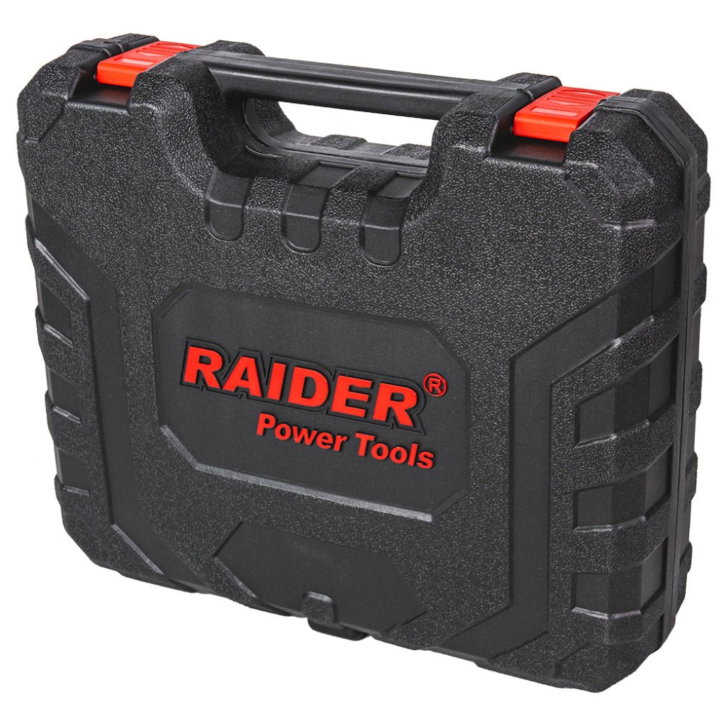 RAIDER Bormasina cu percutie 18V 2 - ск. 2x2Ah 30Nm 10mm RD - CDL38 Tensiune: 18V care oferă suficientă putere pentru a face față diferitelor sarcini Cuplu: Cuplul maxim de 30 Nm permite g Raider - scule electrice si unelte profesionale - BricoMart