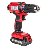 RAIDER Bormasina cu percutie 18V 2 - ск. 2x2Ah 30Nm 10mm RD - CDL38 Tensiune: 18V care oferă suficientă putere pentru a face față diferitelor sarcini Cuplu: Cuplul maxim de 30 Nm permite g Raider - scule electrice si unelte profesionale - BricoMart