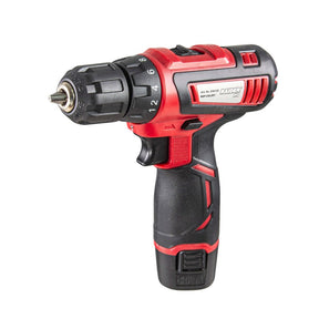 RAIDER Bormasina Li - ion 12V 1.5Ah 20Nm 2 acumulatori RD - CDL09L Mandrina rapida Reductor cu 2 trepte de viteza Schimbator de sens Lumina de lucru cu LED Livrat in trusa cu accesorii Raider - scule electrice si unelte profesionale - BricoMart