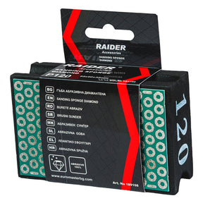 RAIDER Burete smirghel 120x100x12mm git 60 Raider - scule electrice si unelte profesionale - BricoMart