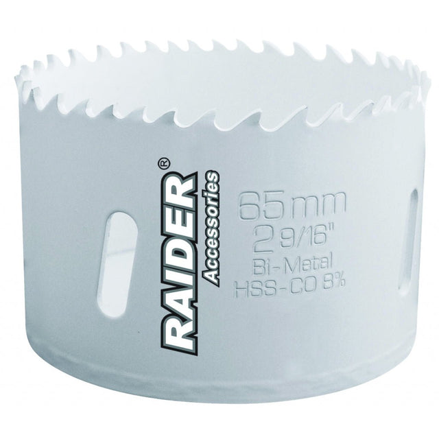 RAIDER Carota bi - metal HSS 8%Co pentru metal si inox ø 25mm RD Fabricat din otel rapid with Cobalt content up to 8% Potrivit pentru gaurirea diferitelor tipuri de metale si Inox Diame Raider - scule electrice si unelte profesionale - BricoMart