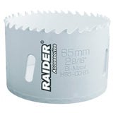 RAIDER Carota bi - metal HSS 8%Co pentru metal si inox ø 83mm RD Fabricat din otel rapid with Cobalt content up to 8% Potrivit pentru gaurirea diferitelor tipuri de metale si Inox Diame Raider - scule electrice si unelte profesionale - BricoMart