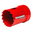 RAIDER Carota bi - metal pentru lemn si metal ø 32mm RD Precizie inalta la taierea gaurilor perfect rotunde Potrivit pentru gaurit lemn si metale neferoase Fabricat din otel ra Raider - scule electrice si unelte profesionale - BricoMart