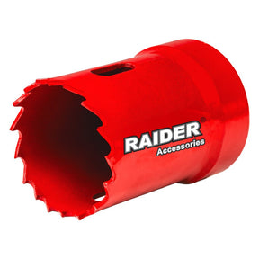 RAIDER Carota bi - metal pentru lemn si metal ø 32mm RD Precizie inalta la taierea gaurilor perfect rotunde Potrivit pentru gaurit lemn si metale neferoase Fabricat din otel ra Raider - scule electrice si unelte profesionale - BricoMart