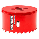 RAIDER Carota bi - metal pentru lemn si metal ø 65mm RD Precizie inalta la taierea gaurilor perfect rotunde Potrivit pentru gaurit lemn si metale neferoase Fabricat din otel ra Raider - scule electrice si unelte profesionale - BricoMart