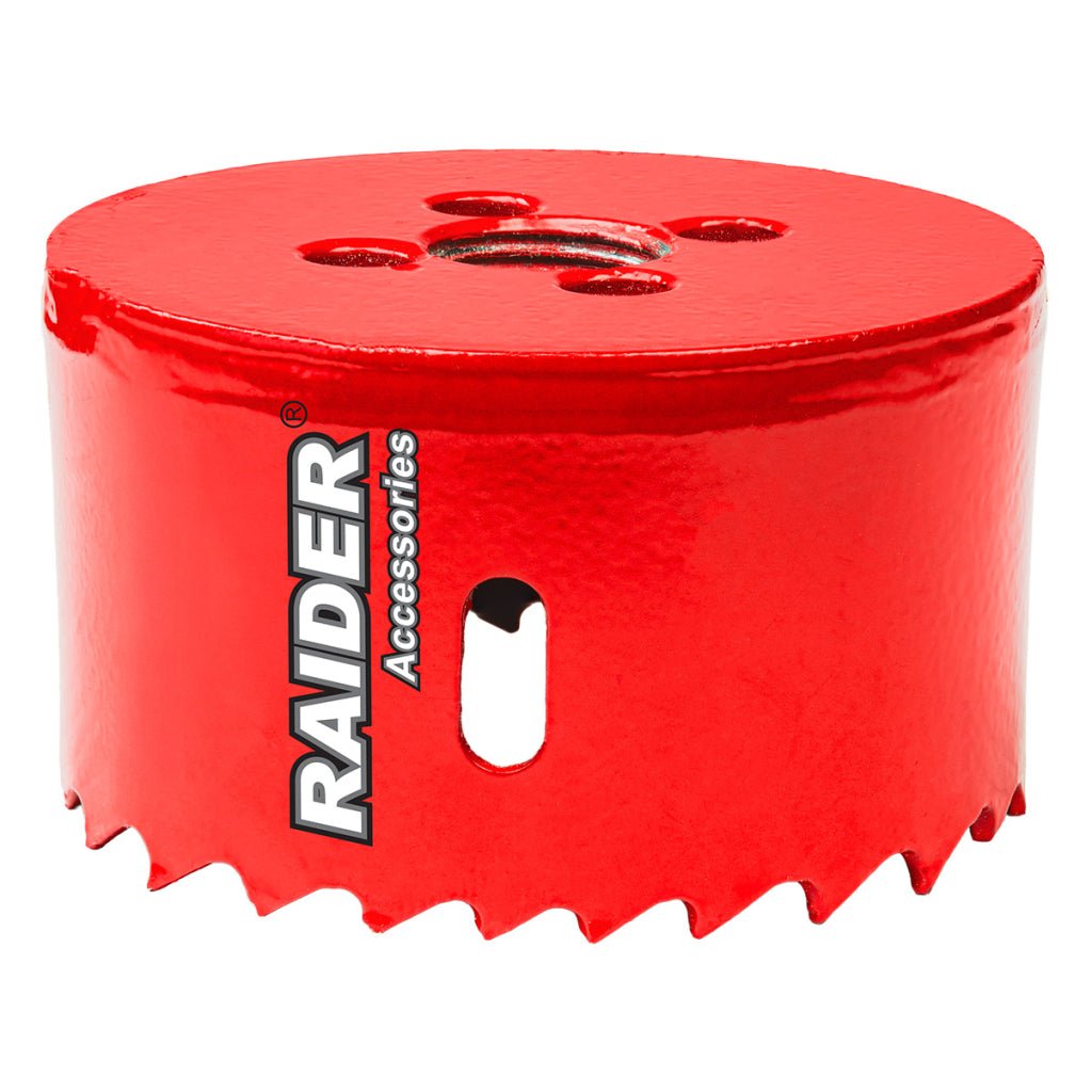 RAIDER Carota bi - metal pentru lemn si metal ø 68mm RD Precizie inalta la taierea gaurilor perfect rotunde Potrivit pentru gaurit lemn si metale neferoase Fabricat din otel ra Raider - scule electrice si unelte profesionale - BricoMart