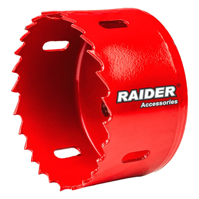 RAIDER Carota bi - metal pentru lemn si metal ø 68mm RD Precizie inalta la taierea gaurilor perfect rotunde Potrivit pentru gaurit lemn si metale neferoase Fabricat din otel ra Raider - scule electrice si unelte profesionale - BricoMart