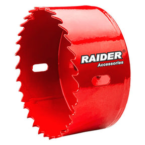 RAIDER Carota bi - metal pentru lemn si metal ø 76mm RD Precizie inalta la taierea gaurilor perfect rotunde Potrivit pentru gaurit lemn si metale neferoase Fabricat din otel ra Raider - scule electrice si unelte profesionale - BricoMart