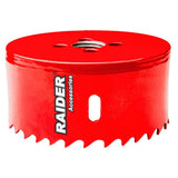 RAIDER Carota bi - metal pentru lemn si metal ø 76mm RD Precizie inalta la taierea gaurilor perfect rotunde Potrivit pentru gaurit lemn si metale neferoase Fabricat din otel ra Raider - scule electrice si unelte profesionale - BricoMart