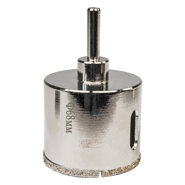 RAIDER Carota pentru placi ceramice, dimantata Ø68mm RD Margini de taiere diamantate Taieturi laterale pentru racire suplimentara Potrivit pentru gaurire in placi ceramice Diam Raider - scule electrice si unelte profesionale - BricoMart