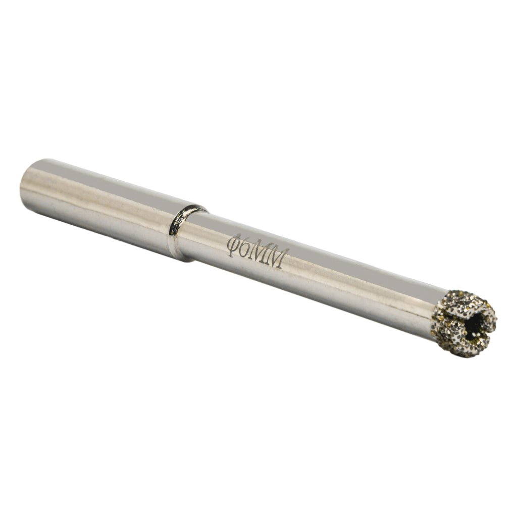RAIDER Carota pentru placi ceramice, dimantata Ø6mm RD Margini de taiere diamantate Taieturi laterale pentru racire suplimentara Potrivit pentru gaurire in placi ceramice Diam Raider - scule electrice si unelte profesionale - BricoMart