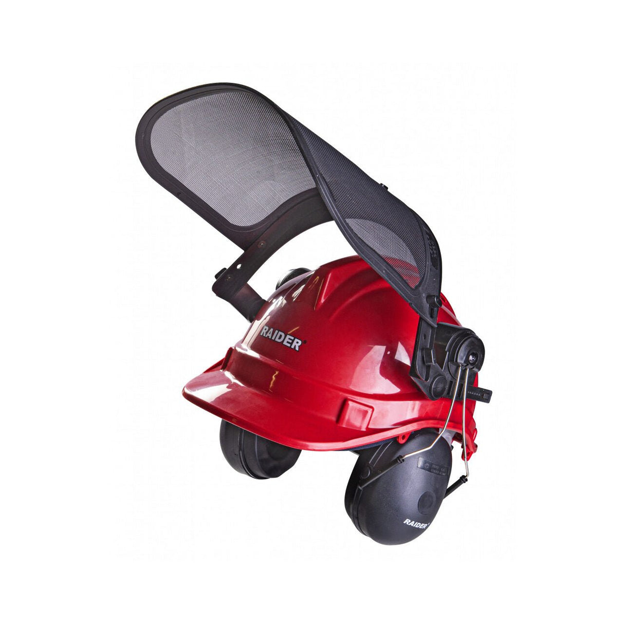 RAIDER Casca de protectie, viziera cu plasa si protectie urechi RD Pentru uz universal Raider - scule electrice si unelte profesionale - BricoMart