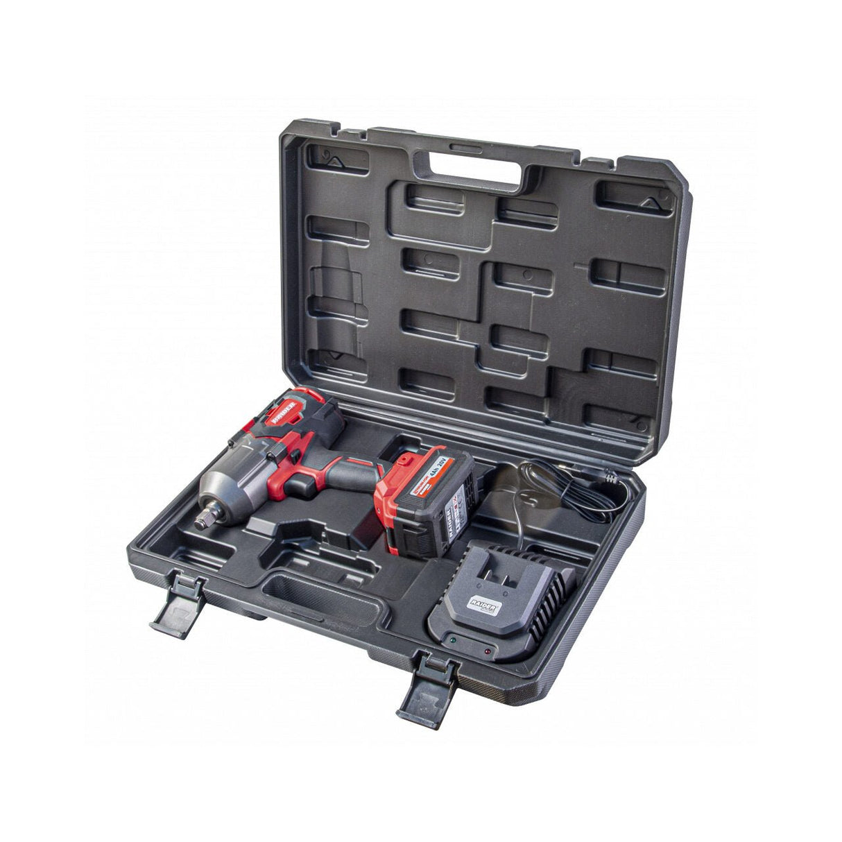 RAIDER Cheie de impact 20V 4Ah 1000Nm fara perii BMC RDI - IBW02 Motor fără perii Comutator de direcție de rotație LED Regulator cu 3 viteze și cuplu Sistem pentru oprirea automată a ro Raider - scule electrice si unelte profesionale - BricoMart