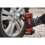 RAIDER Cheie impact 20V 1x4Ah 280Nm 1/2", 3/8" RDI - IBW03 SET Motor fara perii Functie de schimbare a sensului 4 trepte de reglare a cuplului si vitezei Iluminarea zonei de lucru cu Raider - scule electrice si unelte profesionale - BricoMart