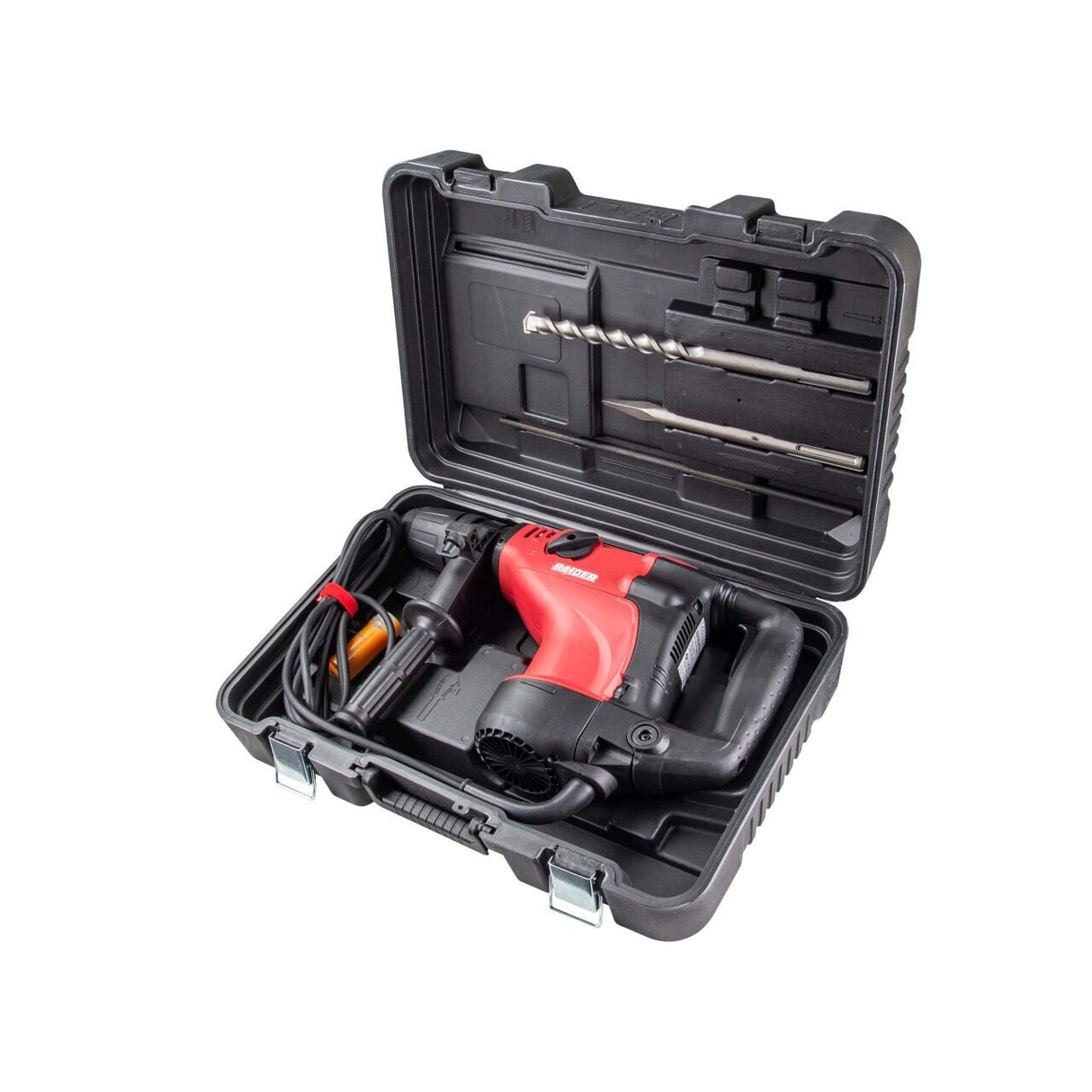 RAIDER Ciocan rotopercutor 1100W 40mm SDS - max10J vit. var. RDP - HD59 Comutator de functii Prindere SDS - Max Sistem anti - vibrații Viteza reglabila Maner auxiliar Raider - scule electrice si unelte profesionale - BricoMart
