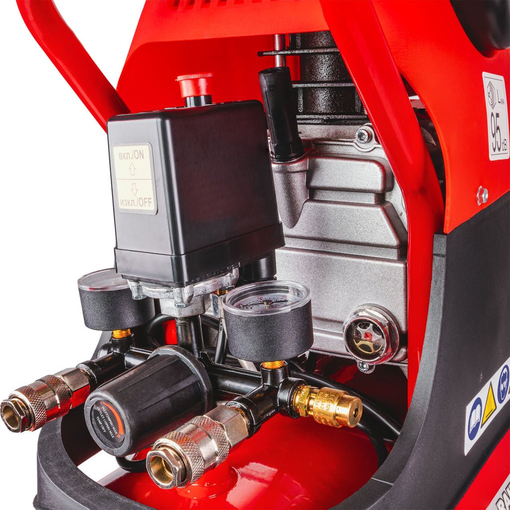 RAIDER Compresor aer 50L 1.5kW RDP - AC16 Cu o putere de 1,5 kW, compresorul oferă suficientă putere pentru o gamă largă de aplicații, menținând o presiune consta Raider - scule electrice si unelte profesionale - BricoMart