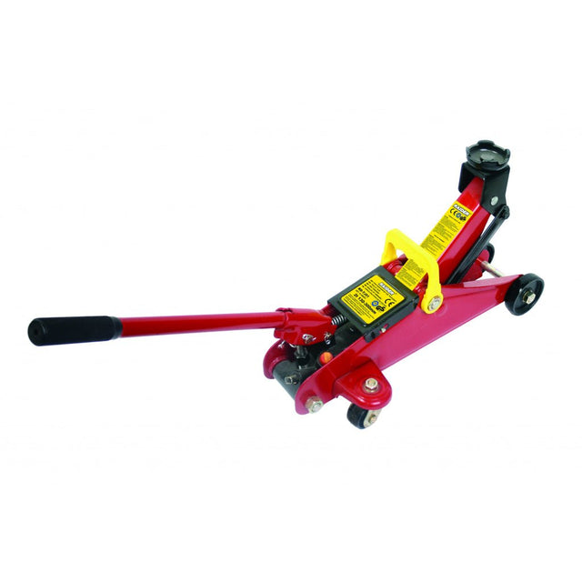 RAIDER Cric crocodil 3t 135 - 495mm RD - TJ03 Dotat cu 4 roti pentru transport si manevrare usoare Prat prelungit Raider - scule electrice si unelte profesionale - BricoMart