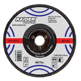 RAIDER Disc abraziv 230х6х22.2mm Disc pentru polizat metal Viteza periferica maxima: 80 m / s Raider - scule electrice si unelte profesionale - BricoMart