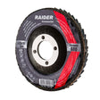 RAIDER Disc abraziv 75x10mm Zircon A-80 Extrem de potrivit pentru prelucrarea oțelului inoxidabil - inox și materiale dure, datorită rezistenței mecanice ridica Raider - scule electrice si unelte profesionale - BricoMart