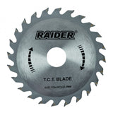 RAIDER Disc circular pentru lemn 115х24Tх22.2mm RD-SB13 Potrivit pentru taierea lemnului Pastile din carburi Raider - scule electrice si unelte profesionale - BricoMart