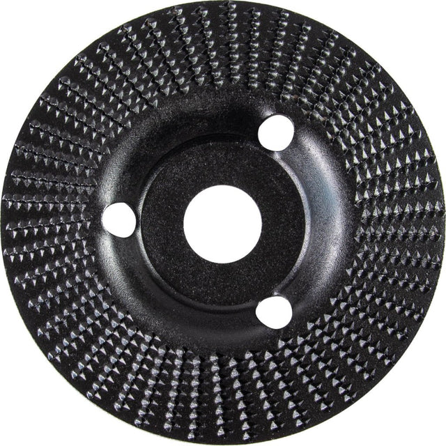 RAIDER Disc de slefuire 125x22.2mm pentru lemn Fabricat din oțel carbon durabil și rezistent la uzură și coroziune Are sute de dinți ascuțiți care pot îndepărta rapid Raider - scule electrice si unelte profesionale - BricoMart
