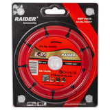 RAIDER Disc diamantat DRY 115x22.2mm 10mm RDP-DD28 Disc pentru taiere uscata Robust si rezistent la uzura Potrivit pentru beton , placi ceramice si caramizi Viteza perifer Raider - scule electrice si unelte profesionale - BricoMart