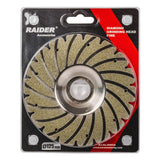 RAIDER Disc diamantat pentru slefuire fina 125x22.2mm Robust si rezistent la uzura Potrivit pentru beton , placi ceramice si caramizi Viteza periferica maxima: 80 m / s Raider - scule electrice si unelte profesionale - BricoMart