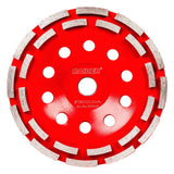 RAIDER Disc diamantat pentru slefuit 125x22.2mm B Turbo Designul cu rând dublu asigură o durată de viață extinsă la șlefuirea betonului. Echilibrul precis al segmentelor garant Raider - scule electrice si unelte profesionale - BricoMart