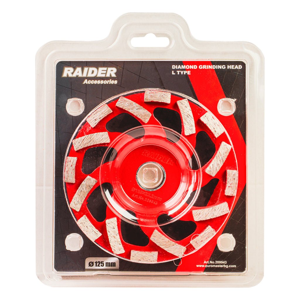 RAIDER Disc diamantat pentru slefuit 180x22.2mm Long Life Combină viteză ridicată de operare cu o netezime perfectă în lucru. Asigură durabilitate îndelungată la utilizarea pe be Raider - scule electrice si unelte profesionale - BricoMart