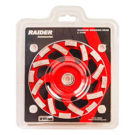 RAIDER Disc diamantat pentru slefuit 180x22.2mm Long Life Combină viteză ridicată de operare cu o netezime perfectă în lucru. Asigură durabilitate îndelungată la utilizarea pe be Raider - scule electrice si unelte profesionale - BricoMart