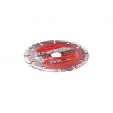 RAIDER Disc diamantat segmentat DRY 150x22.2mm RD - DD23 Conceput pentru tăierea uscată în beton, cărămizi, faianță Viteza periferică maximă: 80 m / s; RPM maxim tolerat: 10200 Raider - scule electrice si unelte profesionale - BricoMart