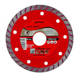 RAIDER Disc diamantat Turbo 115x22.2mm RD - DD05 Potrivit pentru beton , placi ceramice si caramizi Viteza periferica maxima: 80 m / s Raider - scule electrice si unelte profesionale - BricoMart