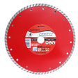 RAIDER Disc diamantat Turbo 230x22.2mm RD - DD08 Potrivit pentru beton , placi ceramice si caramizi Viteza periferica maxima: 80 m / s Raider - scule electrice si unelte profesionale - BricoMart