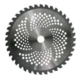 RAIDER Disc pentru motocoasa 40 TCT ø255x25.4 mm Potrivit pentru trimere cu motor termic Numar de dinti din carburi: : 40 Raider - scule electrice si unelte profesionale - BricoMart