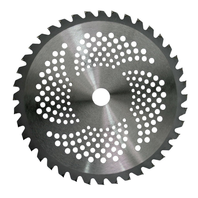 RAIDER Disc pentru motocoasa 40 TCT ø255x25.4 mm Potrivit pentru trimere cu motor termic Numar de dinti din carburi: : 40 Raider - scule electrice si unelte profesionale - BricoMart