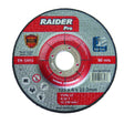 RAIDER Disc pentru slefuit metal 125х6.0х22.2mm RDP Disc pentru polizat metal Potrivit pentru taierea pietrei Viteza periferica maxima: 80 m / s Raider - scule electrice si unelte profesionale - BricoMart