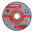 RAIDER Disc pentru taiat metal 115х1.0х22.2mm INOX RDP Disc pentru taierea INOX-ului Taietura rapida si curata Viteza periferica maxima: 80 m / s Raider - scule electrice si unelte profesionale - BricoMart