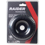 RAIDER Disc taiere 125x22.2mm»lemn Fabricat din oțel carbon durabil și rezistent la uzură și coroziune Are sute de dinți ascuțiți care pot îndepărta rapid Raider - scule electrice si unelte profesionale - BricoMart