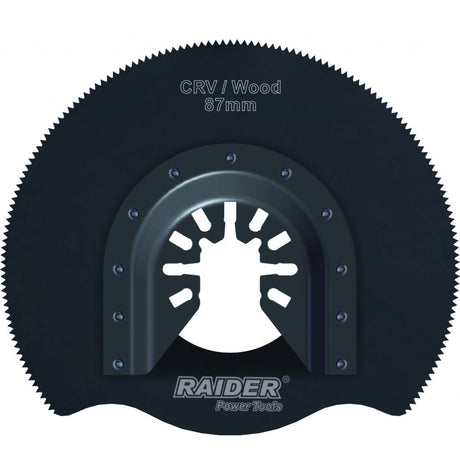 RAIDER Disc unealta multifunctionala pt.lemn ø87mm CrV Fabricat din otel si Crom - Vanadium Potrivit pentru lemn, placaj si plastic Raider - scule electrice si unelte profesionale - BricoMart