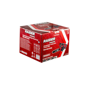 RAIDER Ferăstrău cu lanț fără perii 255mm SDS 4Ah 20V RDI - BCCS32 Sistem rapid de tensionare a lanțului fără cheie Mâner ergonomic cu acoperire moale anti - alunecare Buton pentru prevenir Raider - scule electrice si unelte profesionale - BricoMart
