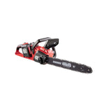 RAIDER Ferăstrău cu lanț fără perii 400mm SDS 2x4Ah 40V RDI - BCCS33 Motor brushless cu eficienta ridicata Sistem rapid de tensionare a lanțului fără cheie Mâner ergonomic cu acoperire moal Raider - scule electrice si unelte profesionale - BricoMart